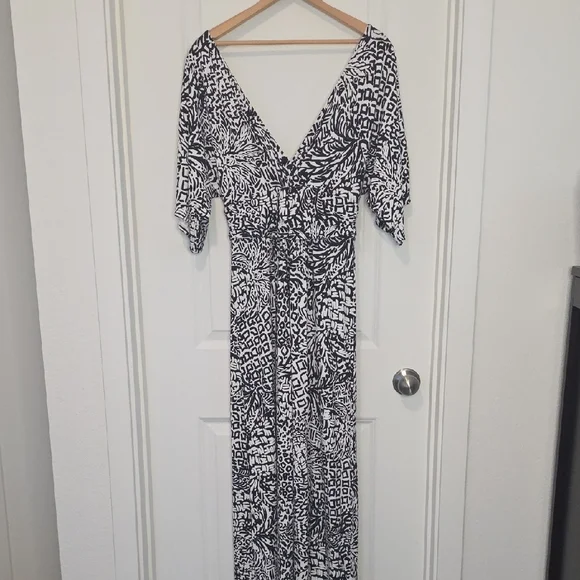 Lilly Pulitzer Black and White Maxi Dress - Picture 4 of 6